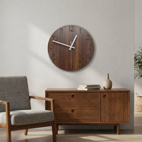 Nordic Wooden Wall Clock